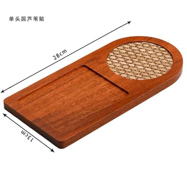 Single-headed round coaster, 28*13*1.4 cm.