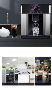 เครื่องทำน้ำแข็งแบบตั้งโต๊ะขนาดเล็กสำหรับใช้ในบ้านและเชิงพาณิชย์ ดีไซน์สวยงาม คุณภาพสูง ทำน้ำแข็งและน้ำเย็นได้ในเครื่องเดียว - Product Image 6