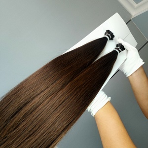 โรงงานผลิตเครื่องประดับผม Jasmine Beauty ขายส่งผมต่อแบบ I-Tips  แบบ Pre-bonded  ต่อผมด้วยเคราติน  ผมแท้  สำหรับร้านเสริมสวย - Product Image 2