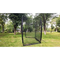 Grande Enceinte d'Entraînement de Golf avec Écran d'Impact, Cage de Frappe Robuste pour l'Entraînement de Swing en Intérieur, Extérieur et Jardin