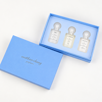 Boîte d'emballage de parfum personnalisée avec logo imprimé, insert en papier collé à l'EVA, coffret cadeau de luxe