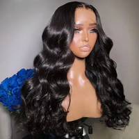 Perruques en gros à ondulations profondes, 100% cheveux humains, Lace Front sans colle, pré-épilées, HD 13x6, directement de l'usine, OEM ODM, fournisseurs en gros avec MOQ