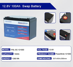 Cbak 12.8v 100ah lifepo4 סוללת ליתיום ברזל מודול 2000 מחזורים ip56 החלפת חבילה מחזור חיים גבוה עמיד סטנדרטי - Product Image 4