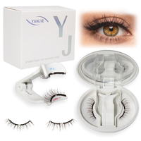 Cils magnétiques souples personnalisés en gros, effet œil de chat 3D, imperméables, naturels, avec applicateur, sans colle, à porter facilement, courbure CC