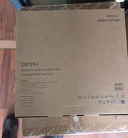 DiskStation DS725+ 2 Bay NAS Storage Server AMD Ryzen R1600 4GB ECC DDR4 hingga 32GB 2x2.5GbE LAN Slot Cache M.2 NVMe