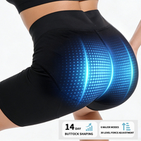 Shorts de yoga intelligents à boutons multiples, pantalon musculaire à contrôle indépendant pour différentes zones, Powerpant, pantalon rehausseur de hanches