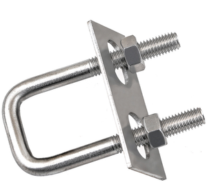 Collier <span class=keywords><strong>de</strong></span> <span class=keywords><strong>serrage</strong></span> carré <span class=keywords><strong>en</strong></span> acier inoxydable 304 à deux trous pour plaque <span class=keywords><strong>de</strong></span> séparation <span class=keywords><strong>en</strong></span> forme <span class=keywords><strong>de</strong></span> <span class=keywords><strong>U</strong></span>, pour boulon <span class=keywords><strong>en</strong></span> <span class=keywords><strong>U</strong></span>, pour réfrigération - Product Image 6