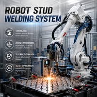 Robot de soudage par points CNC pour tôles, robot de soudage industriel à 6 axes, robot de soudage automatique par points