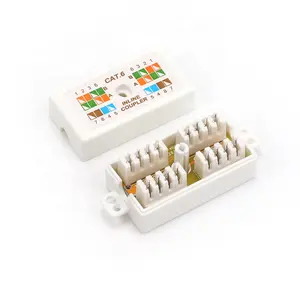 Rj45 cat5e cat6 cat6a cat7 UTP UTP شبكة جاك حجر الزاوية ل ، كيستون جاك rj45 مقرنة مضمنة