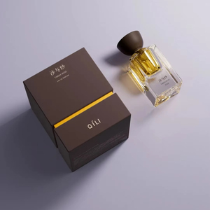 Luxuriöses Design 30ml 50ml 100ml Klares Rechteck Duft Aroma Anpassbare Parfümflasche Glasverpackung Schwerer Boden mit Box - Product Image 6