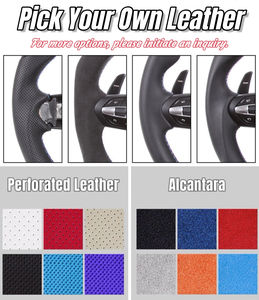 Volante Deportivo de Cuero para Automóvil <span class=keywords><strong>Ford</strong></span> <span class=keywords><strong>Mustang</strong></span> S550 Gt350r Gt Shelby <span class=keywords><strong>Gt500</strong></span> <span class=keywords><strong>Mustang</strong></span> 2015 2016 2017 <span class=keywords><strong>2018</strong></span> 2019 2020 2021 - Product Image 5