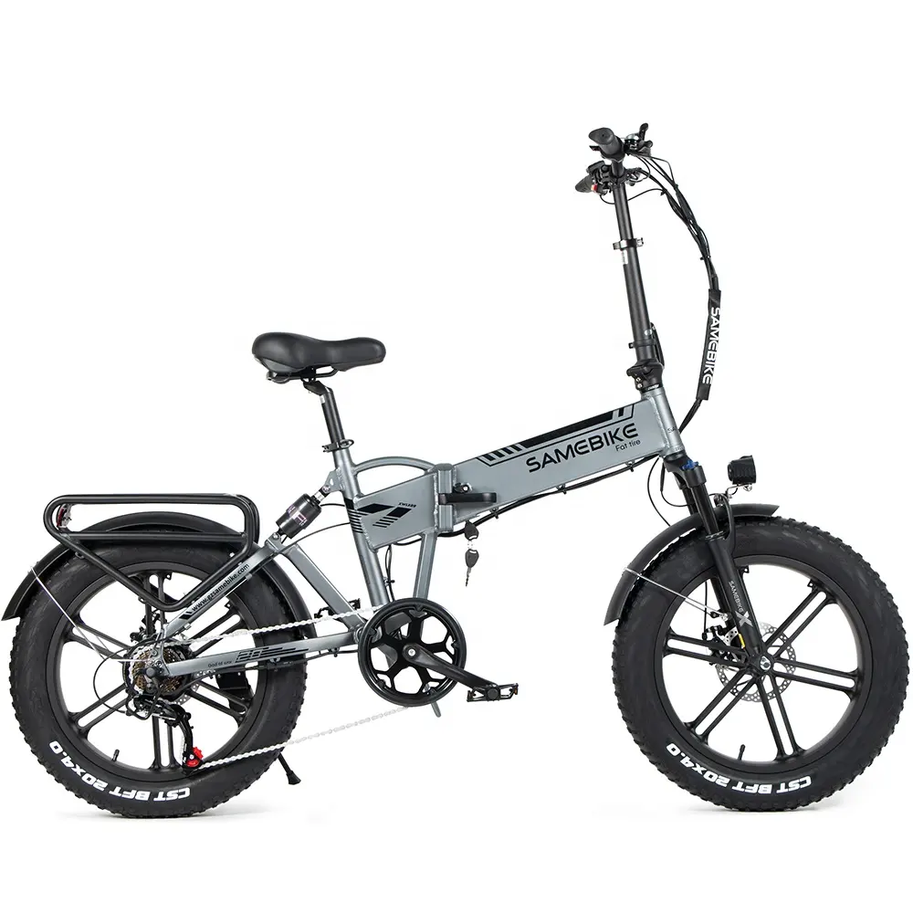 Samebike OEM ODM supportato 20 pollici 10AH batteria al litio 750W bici ibrida elettrica pieghevole ad alta velocità per pneumatici grassi