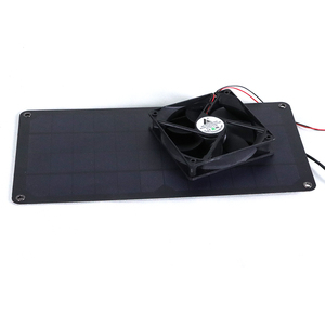 Nuevo ventilador alimentado por panel solar de 10W y 20W, ventilador de escape de pared de 12V CC, ventilador de aire Usb, ventilador de ventilación impermeable - Product Image 3