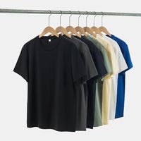 T-shirt basique vierge respirant 230g de première qualité, toucher frais, en Sorona, coupe droite, personnalisable avec logo imprimé