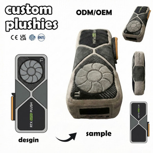 Jouets en peluche personnalisés, design de poupée, mini porte-clés citrouille, animaux en peluche mignons pour femmes, jouets en peluche faits sur mesure - Product Image 3