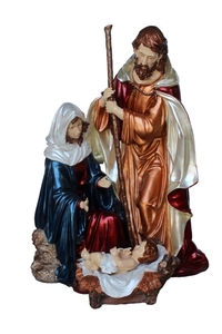 Decoración Navideña, Artesanía de Resina, Estatuas de Jesús de Tamaño Real, Escena Religiosa, Set de Natividad para Exteriores, Figuras Decorativas de Navidad 001 Reli - Product Image 6