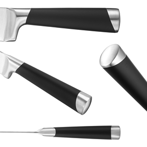 Ensemble <span class=keywords><strong>de</strong></span> 7 couteaux <span class=keywords><strong>de</strong></span> <span class=keywords><strong>cuisine</strong></span> en acier inoxydable à haute teneur en carbone, ensemble <span class=keywords><strong>de</strong></span> couteaux <span class=keywords><strong>de</strong></span> chef noirs avec bloc <span class=keywords><strong>de</strong></span> rangement durable - Product Image 6