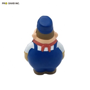 Juguetes de Compresión Suaves y Duros para Ejercitar las Manos, Pelota Antiestrés de PU con Diseño de Conductor de Tren, para Niños y Adultos - Product Image 4