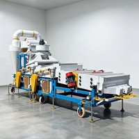 Machine de nettoyage automatique des graines de tournesol, quinoa et haricots, séparateur vibrant à tamis pneumatique pour céréales, trieuse de graines de sésame
