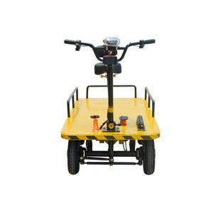 Elektrische Pritschen baustelle Schub wagen Elektrischer Transport wagen mit Batteries trom - Product Image 6