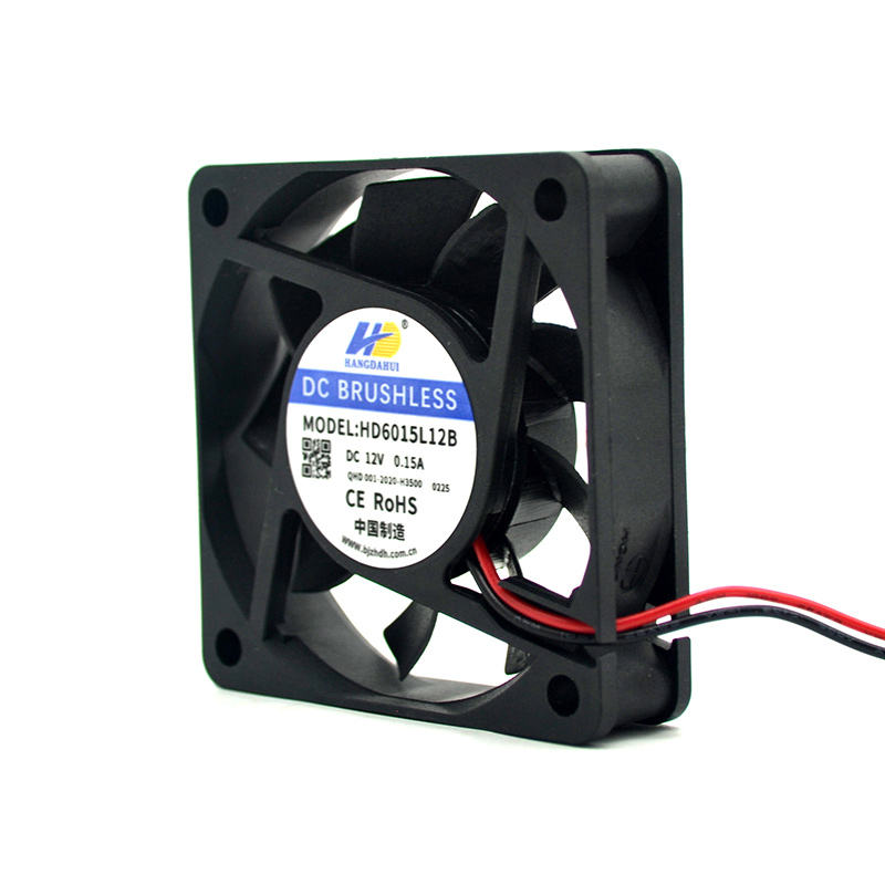 Electric Module Fan 60x60x15mm DC 12V Cooling Fan for Industrial Control Cabinets Power ...