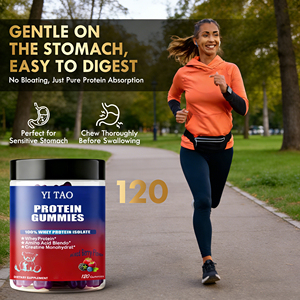 Wholesale Price Sugar-Free Vegan <b>Protein</b> Gummies, Highly Customizable Whey <b>Protein</b> Gummies - Product Image 4