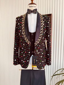 Traje <span class=keywords><strong>de</strong></span> <span class=keywords><strong>Boda</strong></span> <span class=keywords><strong>de</strong></span> Lujo <span class=keywords><strong>para</strong></span> Hombre, Conjunto <span class=keywords><strong>de</strong></span> 3 Piezas, <span class=keywords><strong>Trajes</strong></span> <span class=keywords><strong>de</strong></span> Hombre Hechos a Mano <span class=keywords><strong>de</strong></span> Estilo Vintage, Conjunto <span class=keywords><strong>de</strong></span> 3 Piezas <span class=keywords><strong>para</strong></span> <span class=keywords><strong>Novio</strong></span>, Fiesta, Esmoquin - Product Image 4