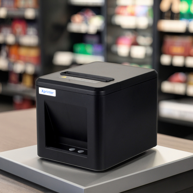 USB Thermal Receipt Printer with Auto Cutter Use for Kitchen and Front Shop 203DPI X-printer