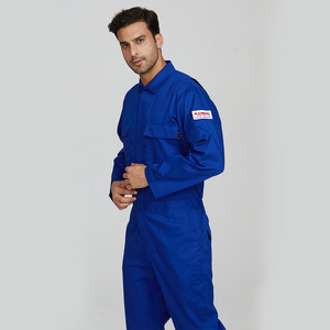 ชุดคลุมกันไฟ Xinke ผ้าไนลอนสีน้ำเงินสด ชุดทำงานป้องกันสำหรับใช้ในงานอุตสาหกรรมเพื่อความปลอดภัย - Product Image 2