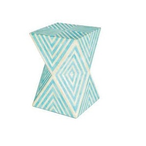 Mobilier d'intérieur unique léger et facile à déplacer Incrustation d'os Table d'appoint antidérapante pour bureau et école pour entrée et appareil - Product Image 6