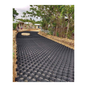 HDPE Geocell Construction Génie civil Sol renforcé Cellule GEO RV Parking Sentiers et voies Géosynthétiques matériaux - Product Image 1