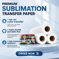 Papier de sublimation 29 g/m² en rouleau jumbo