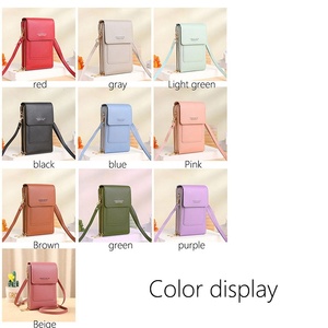 <span class=keywords><strong>Portefeuille</strong></span> en cuir classique pour femme, pochette de téléphone, <span class=keywords><strong>porte</strong></span>-cartes de crédit et d'identité, vente en gros 2026 - Product Image 2