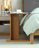 Table d'appoint moderne en bois de chêne massif, table basse, table de chevet, meubles pour salon et chambre à coucher, respectueux de l'environnement, sur mesure
