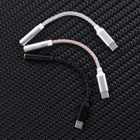 Adaptador DAC T4 con Decodificación Digital, Tipo-C a 3.5mm, Ocho Hilos, Plateado, Modelo KT02H20 para Teléfonos Móviles y Dispositivos
