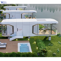 Maison préfabriquée en acier détachable de haute qualité, capsule spatiale, hôtel, cabine, mini-maison avec couchettes
