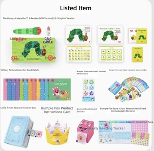 Libro de imágenes impreso <span class=keywords><strong>en</strong></span> offset con cubierta blanda, laminado con película artística, de Little Beehn Caterpillar, <span class=keywords><strong>para</strong></span> el desarrollo de hábitos de lectura temprana <span class=keywords><strong>en</strong></span> inglés. - Product Image 2
