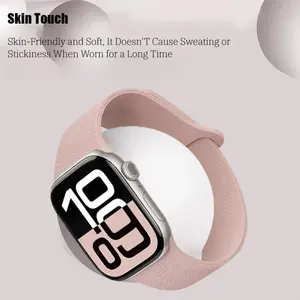 Manyetik döngü için Apple saat bandı 44mm 40mm 49mm 45mm 41mm 38mm silikon bilezik IWatch serisi 9 8 7 6 5 4 <span class=keywords><strong>3</strong></span> Se ultra <span class=keywords><strong>2</strong></span> kayış - Product Image 3