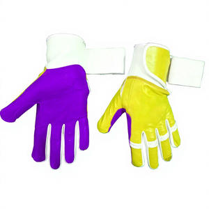 Guantes de Bateo de Béisbol Ambidiestros de Cuero Vacuno Genuino SAAR INDUSTRIES con Soporte para Muñeca, Guantes de Entrenamiento de Alta Calidad - Product Image 1