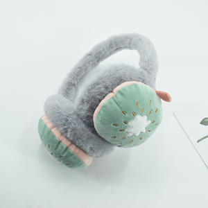 Симпатичные зимние Мультяшные флисовые наушники для женщин и детей модные и регулируемые поддерживающие тепло защитные наушники - Product Image 6