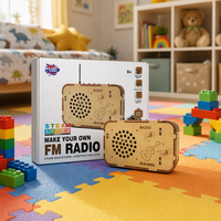 Kit d'apprentissage ODM/OEM BIG BANG SCIENCE, fabricant de kits radio FM assemblés à la main, kit pédagogique sur les principes électromagnétiques pour étudiants