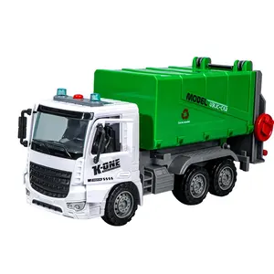 1:16型电动垃圾车，带声光电子垃圾车儿童玩具车