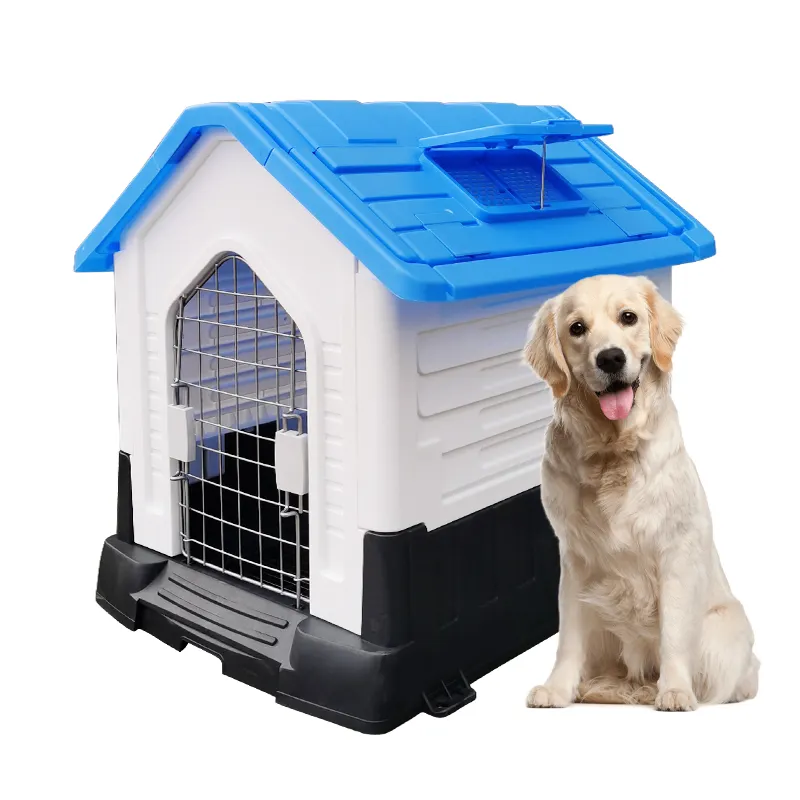 Amazon hot sale easy to assemble washable luxury waterproof outdoor dog kennels dog house