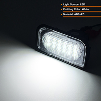 2 pièces pour Mercedes-Benz Classe C W203 Berline, Classe SL R230, Classe CLK W209 C209 A209, Chrysler Crossfire – Éclairage de plaque d'immatriculation LED blanc