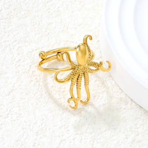 Spring Summer Beach Starfish <b>Bracelet</b> Ring Set 18k Gold Plated <b>Shell</b> Jewelry Women's Party Fashion - Product Image 4