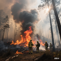 Drone ignifuge commercial industriel Droview avec drone de surveillance des incendies de forêt pour drone à usage industriel et commercial