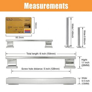Tirador Moderno de Aleación de Zinc Contemporáneo OEM/ODM para Muebles, Herraje para Gabinetes, Cajones, Cómodas, Dormitorios, Exteriores y Cocinas - Product Image 5
