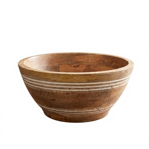 Vajilla Artesanal de Madera de Acacia Ecológica de Diseño Clásico, Tendencia Europea NA80 de BS International, Decoración para el Hogar - Product Image 4