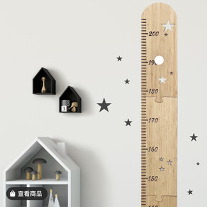 INS-Regla nórdica para medir la altura de la habitación de los niños, regla colgante de <span class=keywords><strong>madera</strong></span> para medir la altura de la habitación de los bebés - Product Image 2