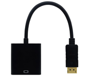 Haute qualité DisplayPort mâle HDTV femelle convertisseur câble DP HDTV adaptateur pour ordinateur projecteur PVC combinaison blindage